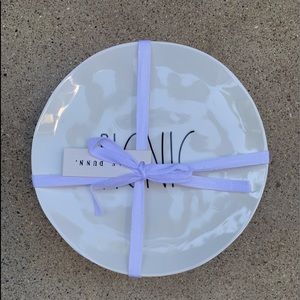 Rae Dunn Melamine 8” Plates